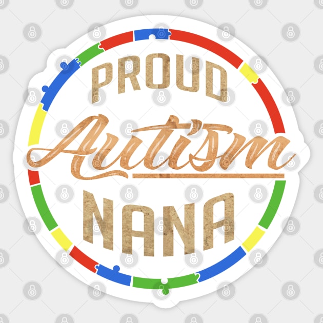 Proud Autism Nana Sticker by specaut